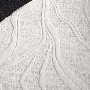 Safavieh Ebony Hand-tufted Area Rug – 5' X 8' Grey Ivory Wool-cotton Blend For Luxurious Home Décor Grey ,Ivory 80% Wool 20% Cotton Ebn852f-5