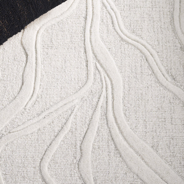 Safavieh Ebony Hand-tufted Area Rug – 5' X 8' Grey Ivory Wool-cotton Blend For Luxurious Home Décor Grey ,Ivory 80% Wool 20% Cotton Ebn852f-5