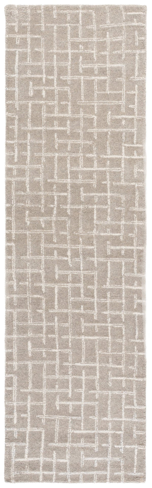 Safavieh Ebony Hand-Tufted Grey Wool-Cotton Rug — Low-Profile, Durable Softness For Living Rooms & Bedrooms 3'-0" x 5'-0" EBN855F-3