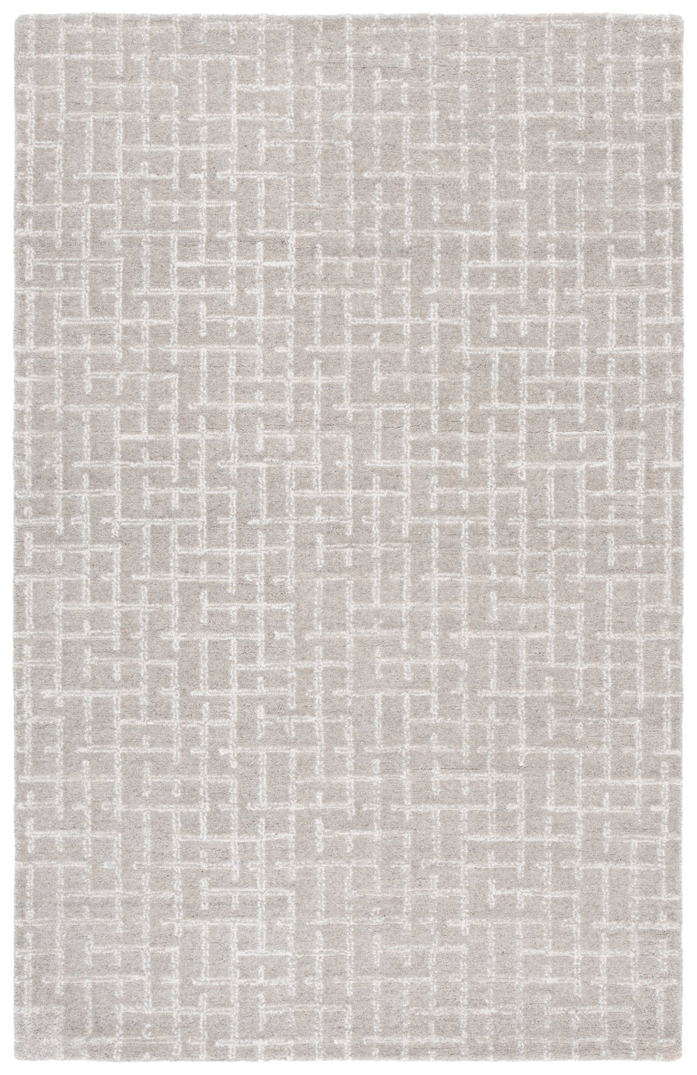 Safavieh Ebony Hand-Tufted Grey Wool-Cotton Rug — Low-Profile, Durable Softness For Living Rooms & Bedrooms 3'-0" x 5'-0" EBN855F-3