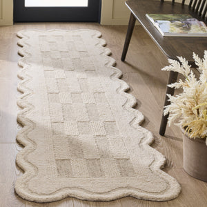 Safavieh Ebony Hand-Tufted Beige Ivory Wool Rug — Timeless 5X8 Accent For Living Room, Bedroom Elegance 5'-0" x 8'-0" EBN857B-58S