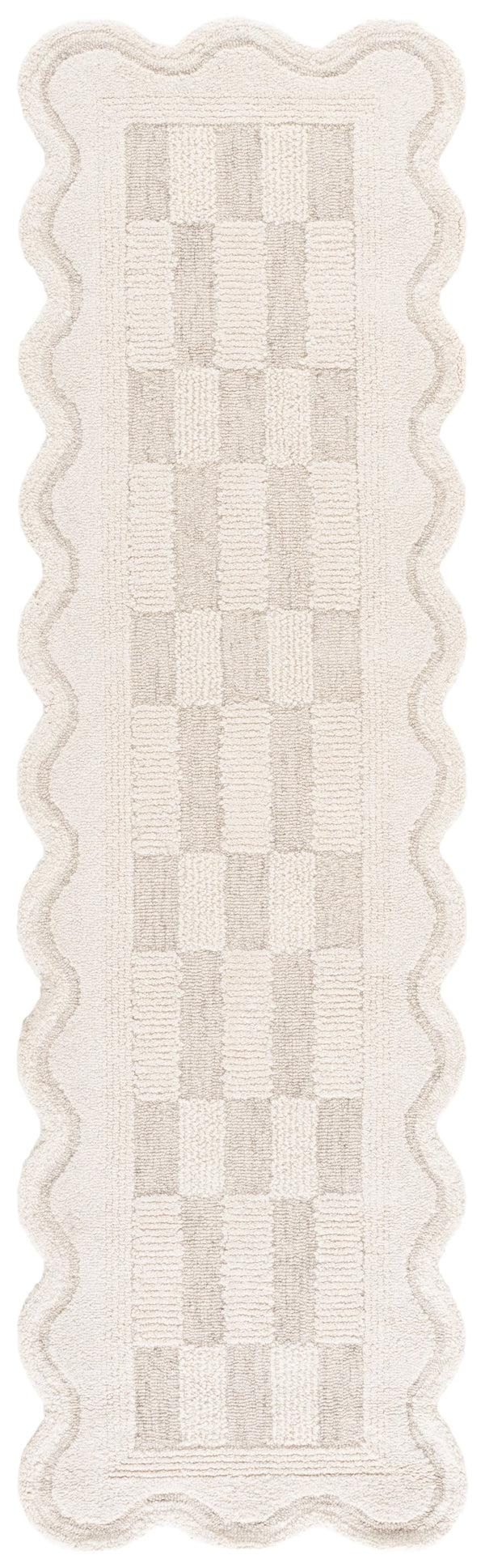 Safavieh Ebony Hand-Tufted Beige Ivory Wool Rug — Timeless 5X8 Accent For Living Room, Bedroom Elegance 5'-0" x 8'-0" EBN857B-58S