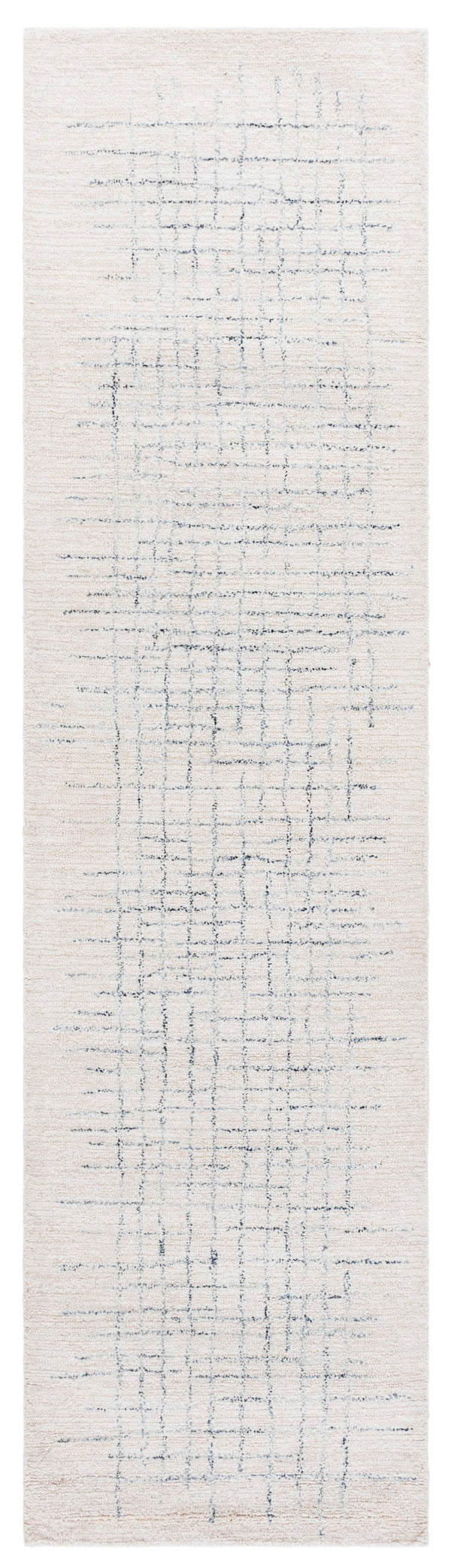 Safavieh Ebony Hand Tufted Modern Area Rug - Luxurious Wool Cotton Blend For Stylish Home Décor Upgrade Ivory ,Navy 80% Wool,20% Cotton Ebn906a-6sq