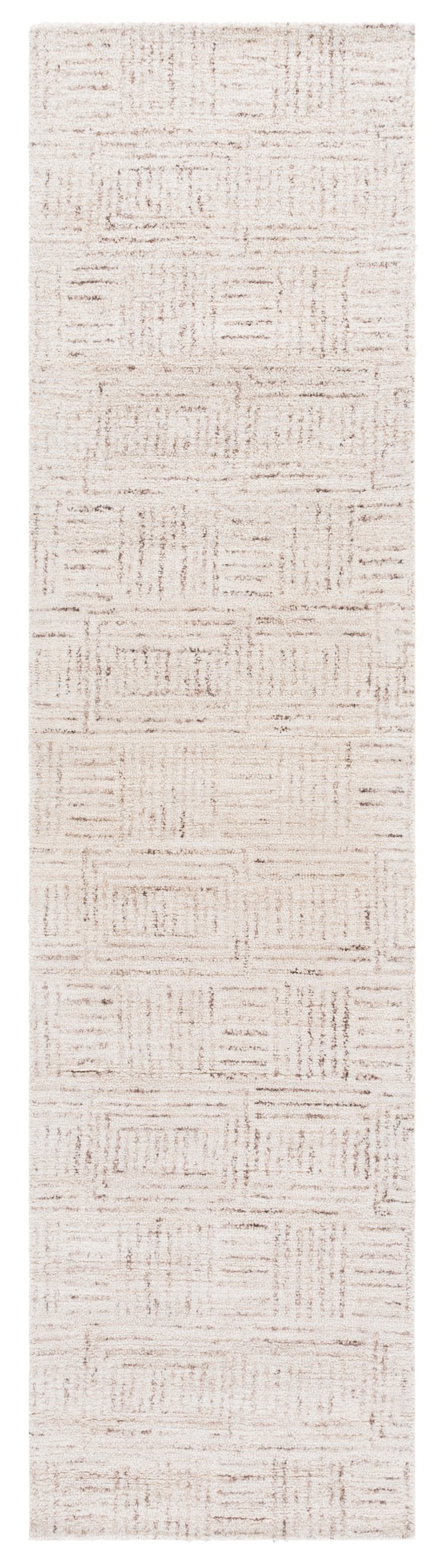 Safavieh Ebony Hand-tufted Luxury Rug – Contemporary Abstract Design In Earthy Tones For Modern Spaces Ivory ,Brown 80% Wool,20% Cotton Ebn907a-4