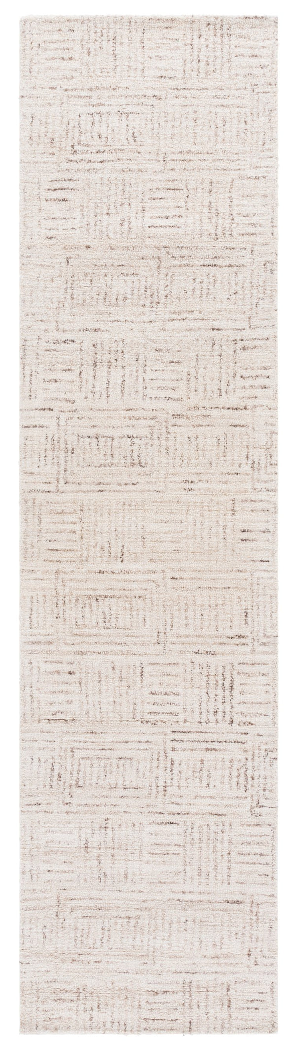 Safavieh Ebony Hand-tufted Luxury Rug – Contemporary Abstract Design In Earthy Tones For Modern Spaces Ivory ,Brown 80% Wool,20% Cotton Ebn907a-4