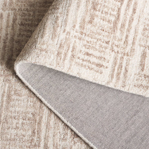 Safavieh Ebony Hand-tufted Luxury Rug – Contemporary Abstract Design In Earthy Tones For Modern Spaces Ivory ,Brown 80% Wool,20% Cotton Ebn907a-4