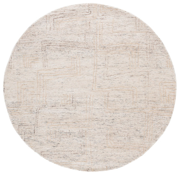 Safavieh Ebony Area Rug - Luxurious Hand-tufted Wool Blend With Geometric Patterns For Elegant Home Décor Ivory ,Beige 80% Wool,20% Cotton Ebn908a-4