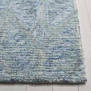 Safavieh Ebony Exquisite Hand-tufted Area Rug In Elegant Blue - Luxurious Wool And Cotton Blend For Your Home Light Blue 80% Wool,20% Cotton Ebn909l-8