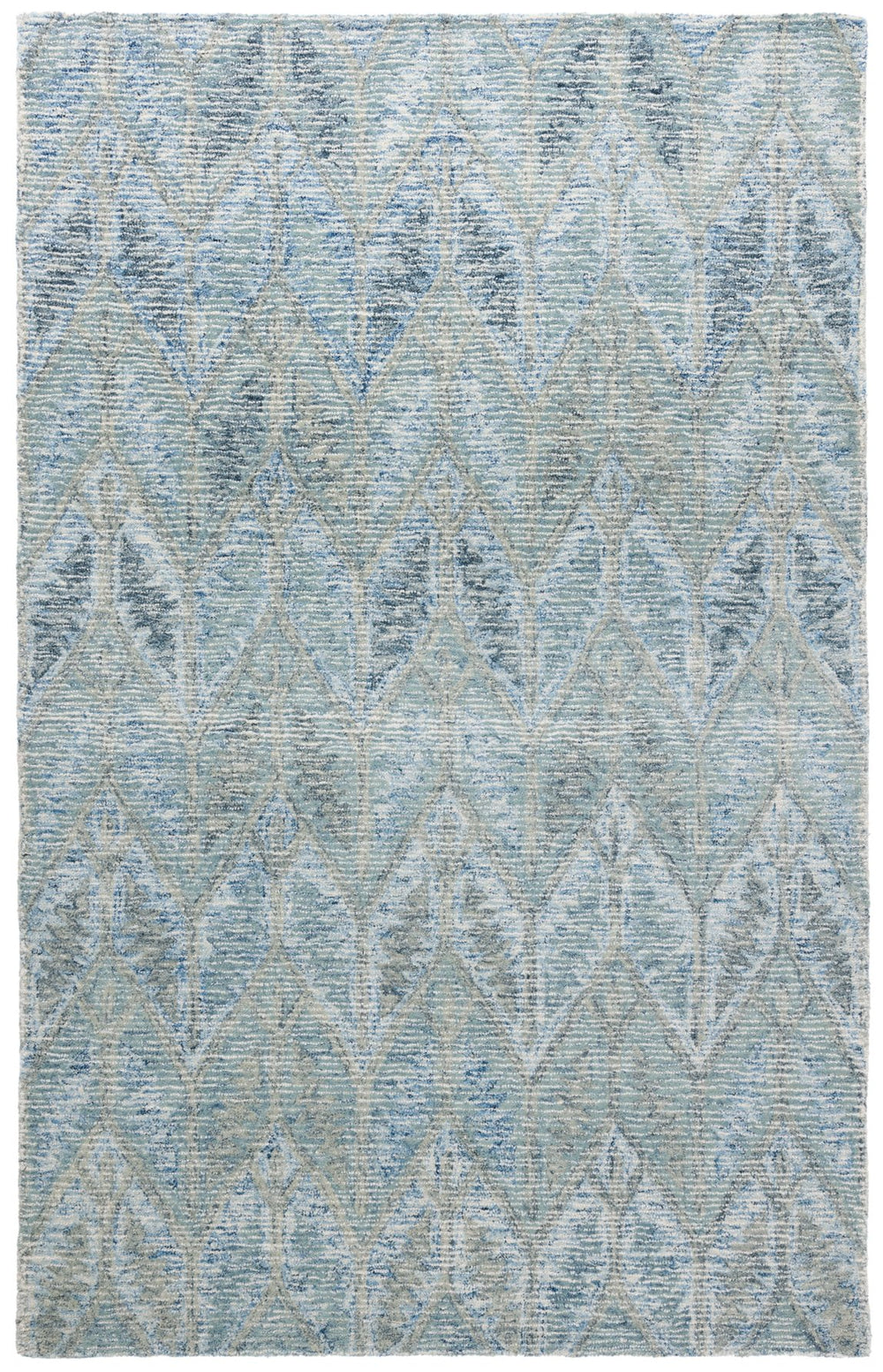 Safavieh Ebony Exquisite Hand-tufted Area Rug In Elegant Blue - Luxurious Wool And Cotton Blend For Your Home Light Blue 80% Wool,20% Cotton Ebn909l-8