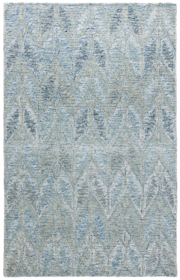 Safavieh Ebony Exquisite Hand-tufted Area Rug In Elegant Blue - Luxurious Wool And Cotton Blend For Your Home Light Blue 80% Wool,20% Cotton Ebn909l-8