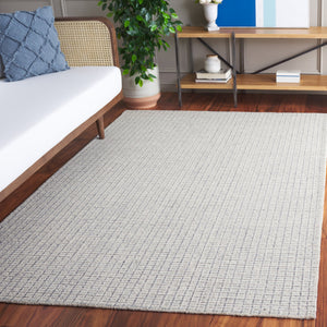 Safavieh Ebony Elegant Hand-tufted Area Rug In Soft Blue And Ivory - Perfect For Modern Home Décor! Light Blue ,Ivory 80% Wool,20% Cotton Ebn910m-3