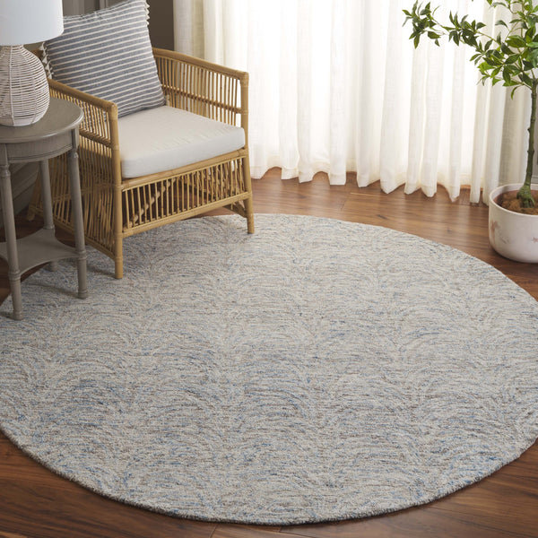 Safavieh Ebony Modern Area Rug – Hand-tufted Wool & Cotton Blend For Effortless Elegance In Any Space Grey ,Beige 80% Wool,20% Cotton Ebn911f-29