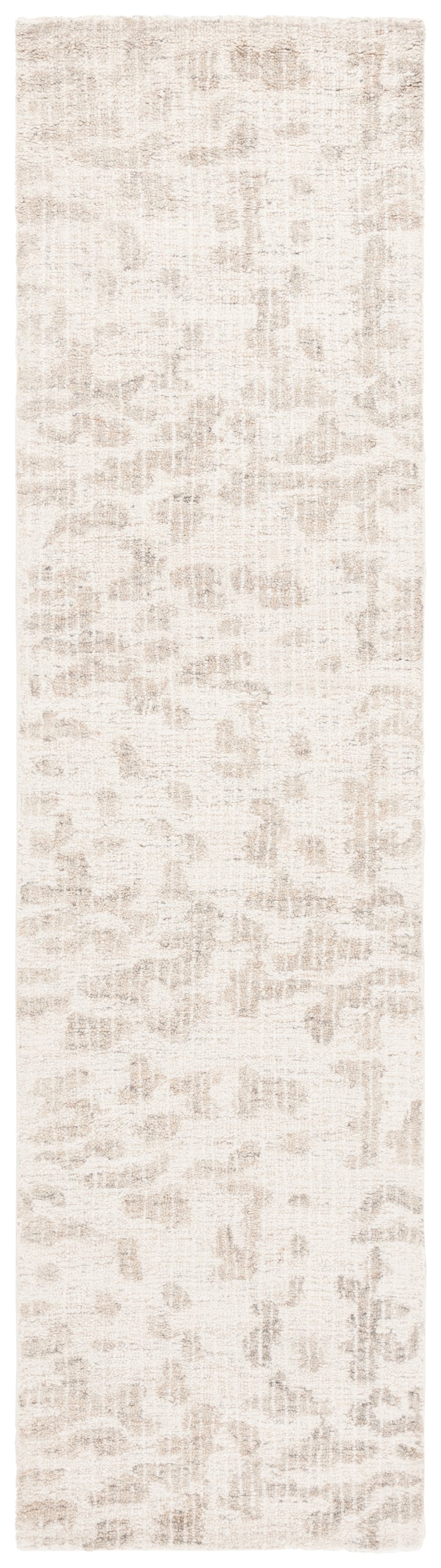 Safavieh Ebony Modern Hand-tufted Area Rug - Luxurious Wool Blend For Contemporary Home Elegance And Comfort Ivory ,Grey 80% Wool,20% Cotton Ebn912f-3