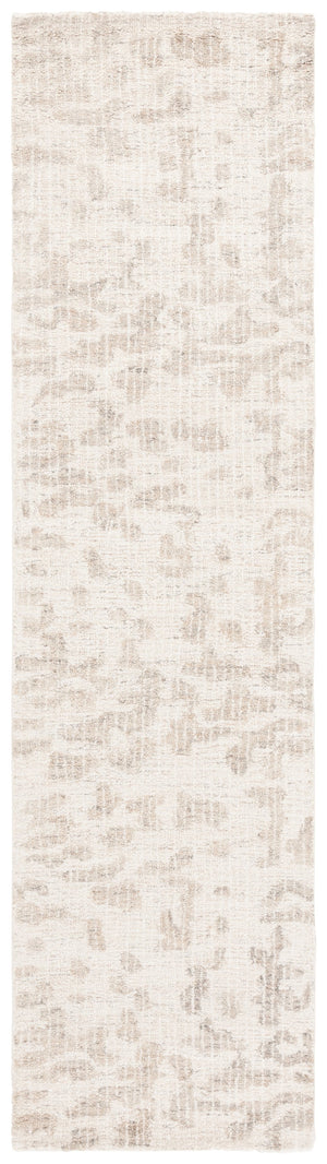 Safavieh Ebony Modern Hand-tufted Area Rug - Luxurious Wool Blend For Contemporary Home Elegance And Comfort Ivory ,Grey 80% Wool,20% Cotton Ebn912f-3