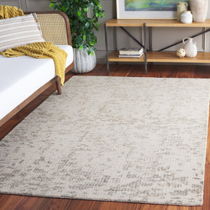 Safavieh Ebony Modern Hand-tufted Area Rug - Luxurious Wool Blend For Contemporary Home Elegance And Comfort Ivory ,Grey 80% Wool,20% Cotton Ebn912f-3
