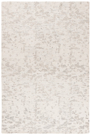 Safavieh Ebony Modern Hand-tufted Area Rug - Luxurious Wool Blend For Contemporary Home Elegance And Comfort Ivory ,Grey 80% Wool,20% Cotton Ebn912f-3