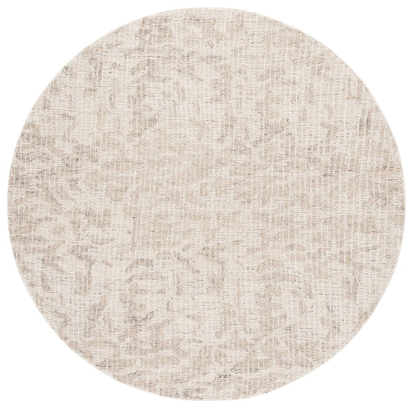 Safavieh Ebony Modern Hand-tufted Area Rug - Luxurious Wool Blend For Contemporary Home Elegance And Comfort Ivory ,Grey 80% Wool,20% Cotton Ebn912f-3