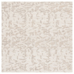 Safavieh Ebony Modern Hand-tufted Area Rug - Luxurious Wool Blend For Contemporary Home Elegance And Comfort Ivory ,Grey 80% Wool,20% Cotton Ebn912f-3