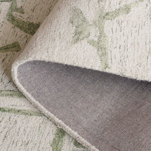 Safavieh Ebony Modern Hand-tufted Area Rug – Elegant Wool-cotton Blend For Stylish Home Décor & Comfort Ivory ,Light Green 80% Wool,20% Cotton Ebn913y-6