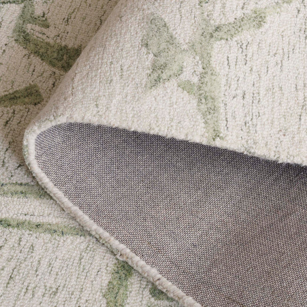 Safavieh Ebony Modern Hand-tufted Area Rug – Elegant Wool-cotton Blend For Stylish Home Décor & Comfort Ivory ,Light Green 80% Wool,20% Cotton Ebn913y-6