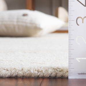 Safavieh Ebony Modern Hand-tufted Area Rug In Warm Neutral Tones - Luxurious Wool And Cotton Blend Beige 80% Wool,20% Cotton Ebn914b-6sq