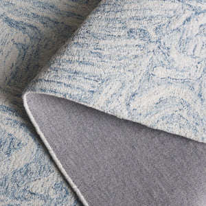 Safavieh Ebony Modern Hand Tufted Area Rug - Luxurious Wool & Cotton Blend For Stylish Contemporary Decor Ivory ,Light Blue 80% Wool,20% Cotton Ebn917l-4