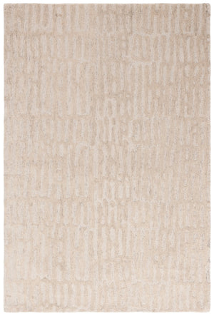 Safavieh Ebony Hand-tufted Area Rug: Luxurious Wool Blend, Modern Design For Stylish Home Décor And Comfort Beige 80% Wool,20% Cotton Ebn918b-6r