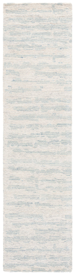Safavieh Ebony Exquisite Hand-tufted Area Rug - Luxurious Wool-cotton Blend For Modern Home Décor Elegance Ivory ,Light Blue 80% Wool,20% Cotton Ebn919l-6sq