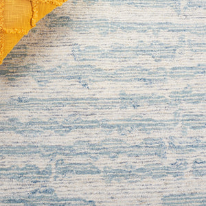 Safavieh Ebony Exquisite Hand-tufted Area Rug - Luxurious Wool-cotton Blend For Modern Home Décor Elegance Ivory ,Light Blue 80% Wool,20% Cotton Ebn919l-6sq