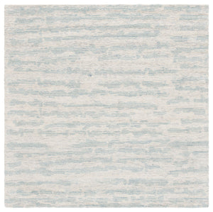 Safavieh Ebony Exquisite Hand-tufted Area Rug - Luxurious Wool-cotton Blend For Modern Home Décor Elegance Ivory ,Light Blue 80% Wool,20% Cotton Ebn919l-6sq