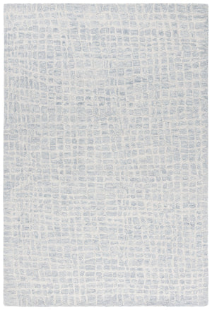 Safavieh Ebony Luxurious Hand-tufted Area Rug In Elegant Ivory & Light Blue - Enhance Your Home Decor Today! Ivory ,Light Blue 80% Wool,20% Cotton Ebn920l-6