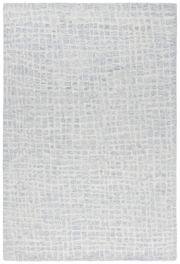 Safavieh Ebony Luxurious Hand-tufted Area Rug In Elegant Ivory & Light Blue - Enhance Your Home Decor Today! Ivory ,Light Blue 80% Wool,20% Cotton Ebn920l-6