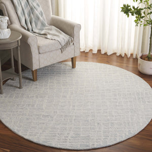 Safavieh Ebony Luxurious Hand-tufted Area Rug In Elegant Ivory & Light Blue - Enhance Your Home Decor Today! Ivory ,Light Blue 80% Wool,20% Cotton Ebn920l-6