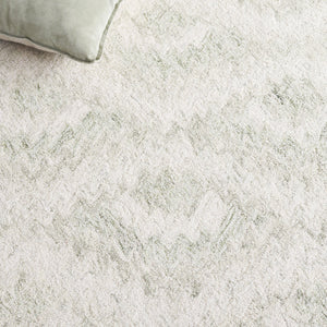 Safavieh Ebony Modern Hand-tufted Wool And Cotton Area Rug – Elegant Ivory And Light Green Design For Home Decor Ivory ,Light Green 80% Wool,20% Cotton Ebn921y-29