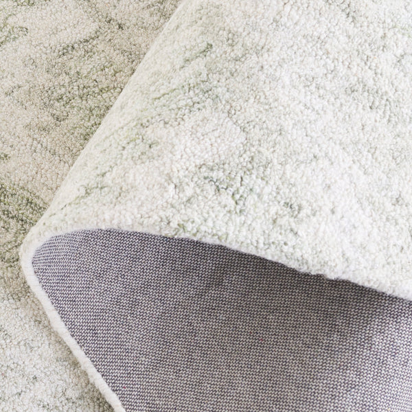 Safavieh Ebony Modern Hand-tufted Wool And Cotton Area Rug – Elegant Ivory And Light Green Design For Home Decor Ivory ,Light Green 80% Wool,20% Cotton Ebn921y-29