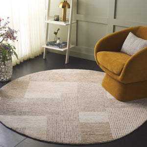 Safavieh Ebony Elegant Hand-tufted Area Rug - Luxurious Wool-cotton Blend For A Stylish Home Décor Upgrade Ivory ,Beige 80% Wool,20% Cotton Ebn922a-6