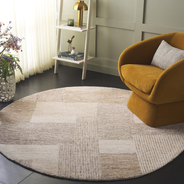 Safavieh Ebony Elegant Hand-tufted Area Rug - Luxurious Wool-cotton Blend For A Stylish Home Décor Upgrade Ivory ,Beige 80% Wool,20% Cotton Ebn922a-6