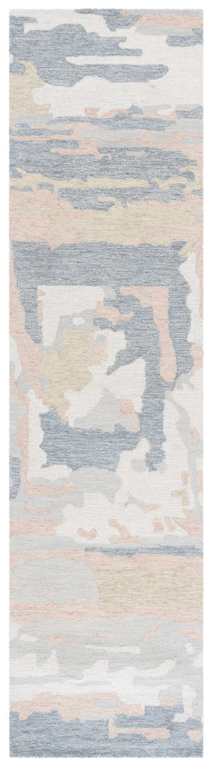 Safavieh Ebony Luxurious Hand-tufted Area Rug - Chic Modern Design For Effortless Home Elegance And Comfort Grey ,Ivory 80% Wool,20% Cotton Ebn924f-3