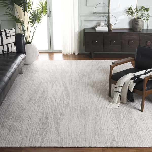 Safavieh Ebony Modern Hand-tufted Runner Rug – Luxurious Wool & Cotton Blend For Elegant Home Décor Grey ,Ivory 80% Wool,20% Cotton Ebn925f-8