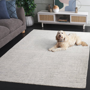 Safavieh Ebony Hand-tufted Area Rug - Modern Grey Ivory Design For Stylish Home Decor & Lasting Comfort Grey ,Ivory 80% Wool,20% Cotton Ebn926f-5