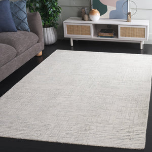 Safavieh Ebony Hand-tufted Area Rug - Modern Grey Ivory Design For Stylish Home Decor & Lasting Comfort Grey ,Ivory 80% Wool,20% Cotton Ebn926f-5