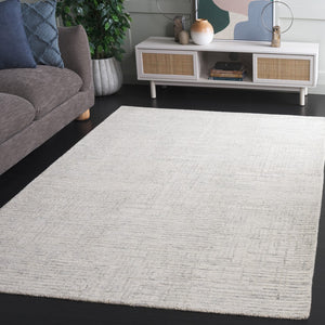 Safavieh Ebony Modern Hand-tufted Area Rug – Luxurious Wool-cotton Blend For Comfort And Style In Any Space Grey ,Ivory 80% Wool,20% Cotton Ebn926f-4