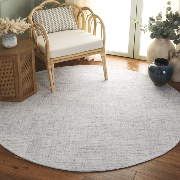 Safavieh Ebony Hand-tufted Area Rug - Modern Grey Ivory Design For Stylish Home Decor & Lasting Comfort Grey ,Ivory 80% Wool,20% Cotton Ebn926f-6r