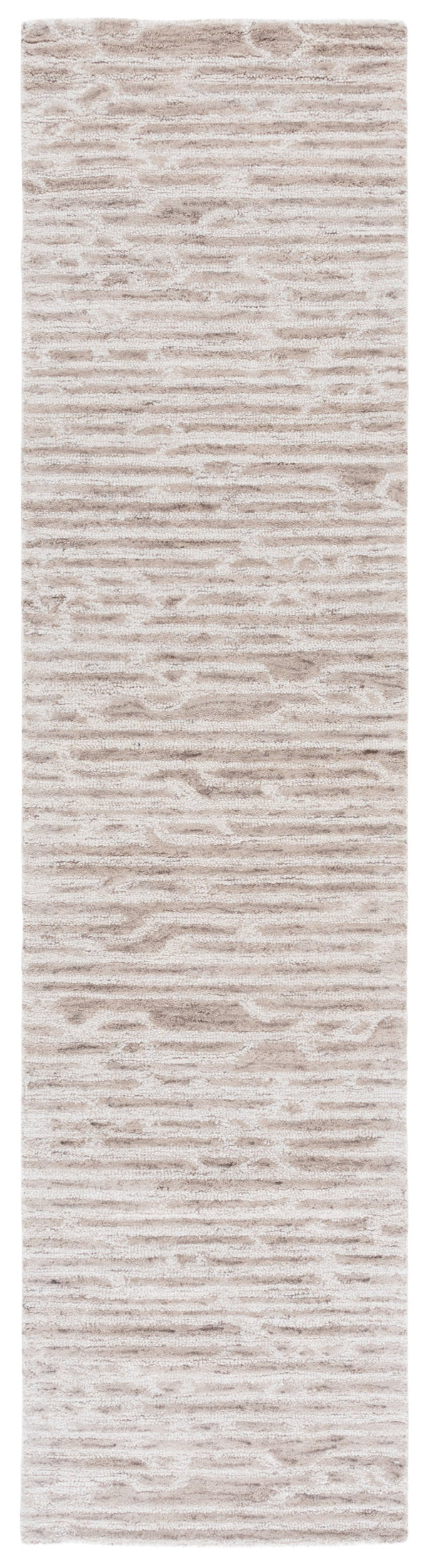 Safavieh Ebony Hand-tufted Runner Rug - Luxurious Modern Design In Elegant Neutral Tones For Any Space Light Brown ,Ivory 80% Wool,20% Cotton Ebn927t-29