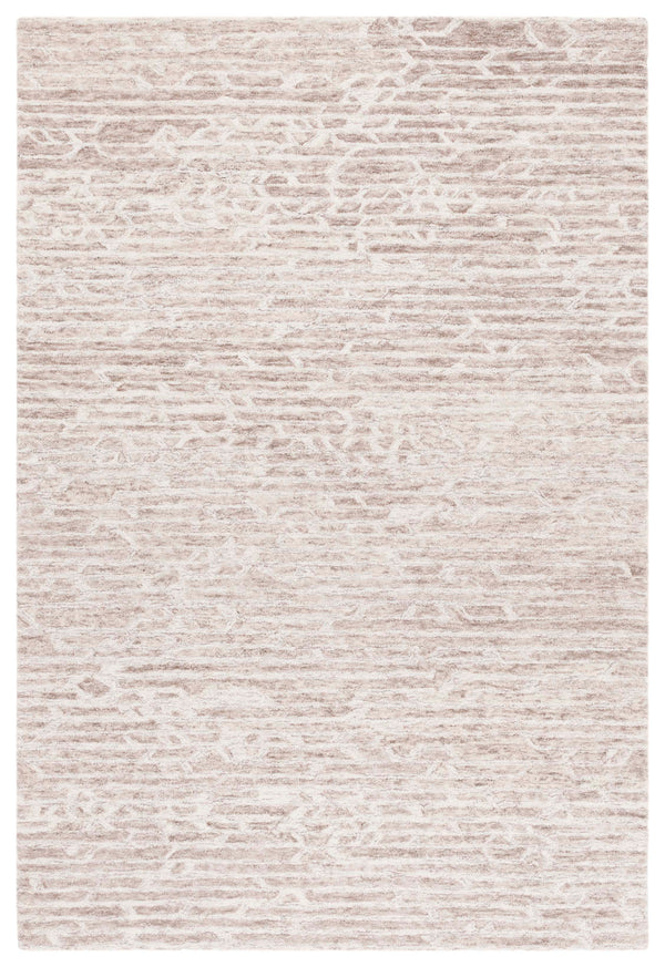 Safavieh Ebony Hand-tufted Runner Rug - Luxurious Modern Design In Elegant Neutral Tones For Any Space Light Brown ,Ivory 80% Wool,20% Cotton Ebn927t-5