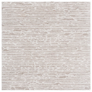 Safavieh Ebony Hand-tufted Runner Rug - Luxurious Modern Design In Elegant Neutral Tones For Any Space Light Brown ,Ivory 80% Wool,20% Cotton Ebn927t-6sq