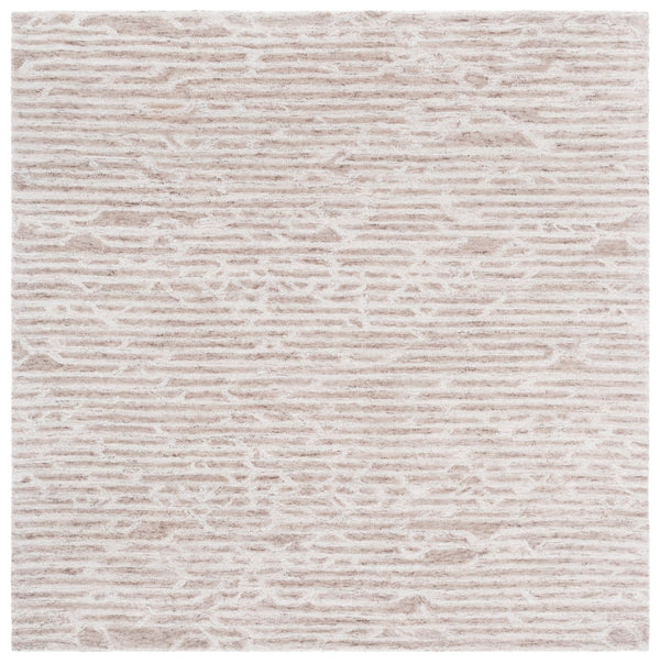 Safavieh Ebony Area Rug - Hand-tufted Modern Elegance In Luxurious Wool Blend For Stylish Home Decor Light Brown ,Ivory 80% Wool,20% Cotton Ebn927t-3