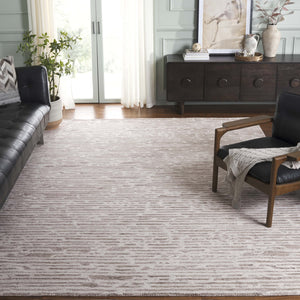 Safavieh Ebony Hand-tufted Runner Rug - Luxurious Modern Design In Elegant Neutral Tones For Any Space Light Brown ,Ivory 80% Wool,20% Cotton Ebn927t-8