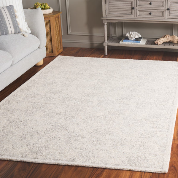 Safavieh Ebony Hand-tufted Area Rug - Luxurious Wool-cotton Blend For Chic Home Décor And Comfort Grey ,Beige 80% Wool,20% Cotton Ebn928f-6