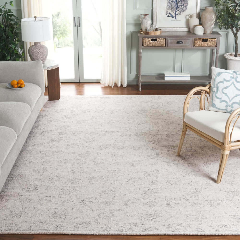 Safavieh Ebony Modern Hand-tufted Runner Rug In Elegant Grey And Beige - Luxurious Comfort And Style Grey ,Beige 80% Wool,20% Cotton Ebn928f-8